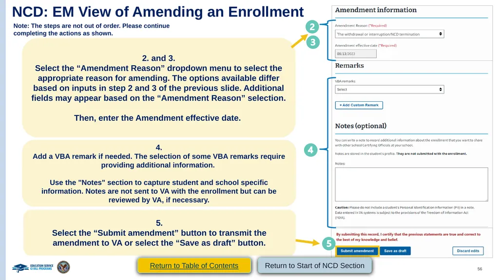 VA Paper-Based Forms to Enrollment Manager - slide 56 of 123