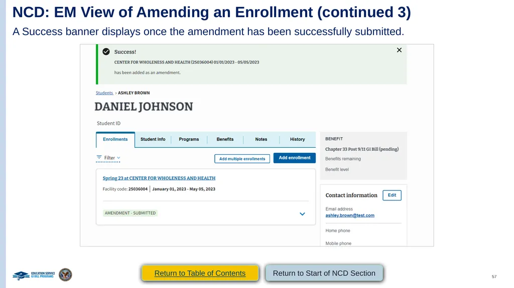 VA Paper-Based Forms to Enrollment Manager - slide 57 of 123