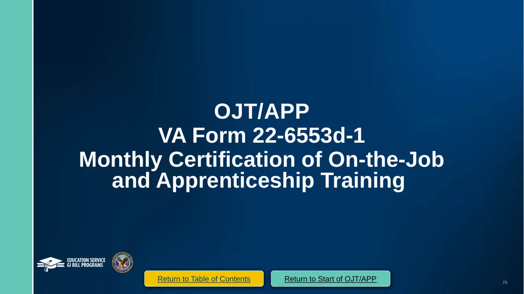 VA Paper-Based Forms to Enrollment Manager - slide 75 of 123