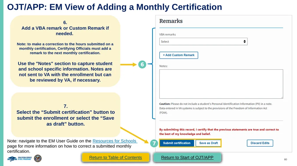 VA Paper-Based Forms to Enrollment Manager - slide 80 of 123