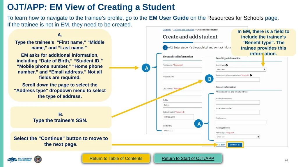 VA Paper-Based Forms to Enrollment Manager - slide 65 of 123