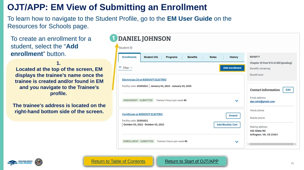 VA Paper-Based Forms to Enrollment Manager - slide 71 of 123