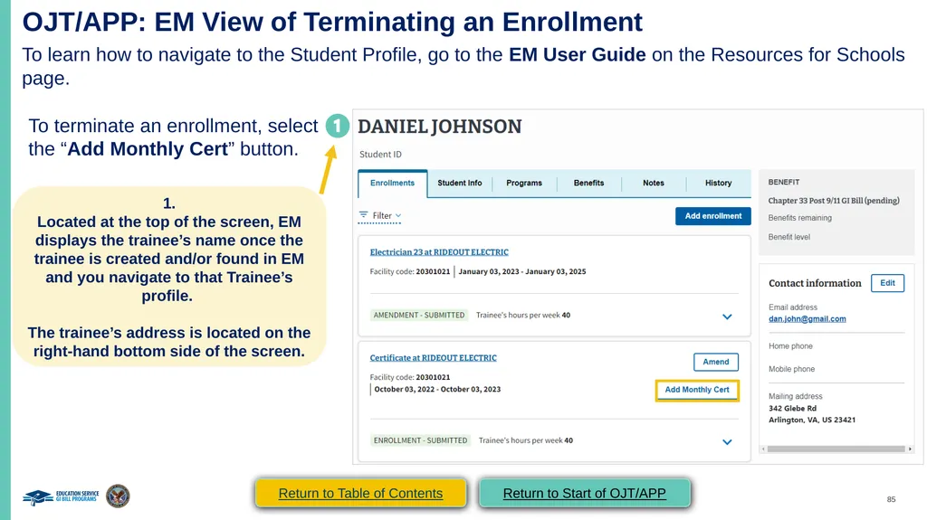 VA Paper-Based Forms to Enrollment Manager - slide 85 of 123