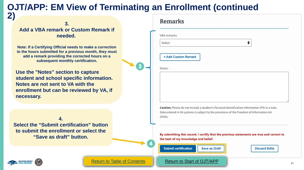 VA Paper-Based Forms to Enrollment Manager - slide 87 of 123