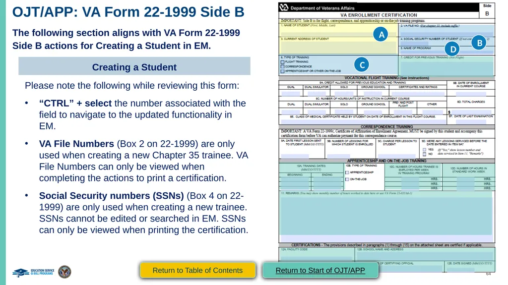 VA Paper-Based Forms to Enrollment Manager - slide 64 of 123