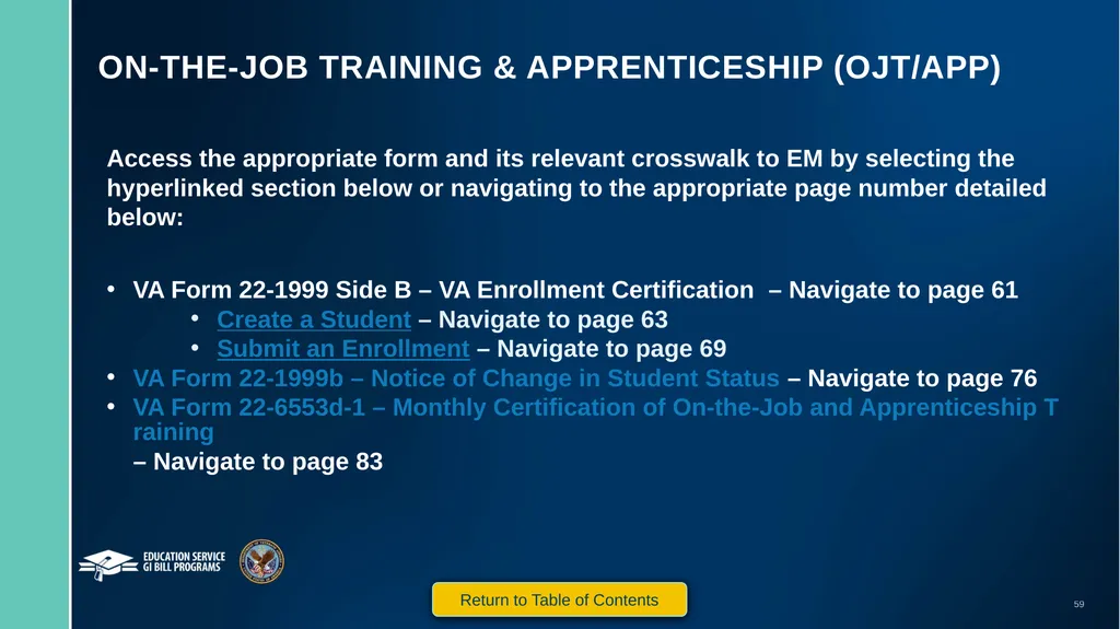VA Paper-Based Forms to Enrollment Manager - slide 59 of 123
