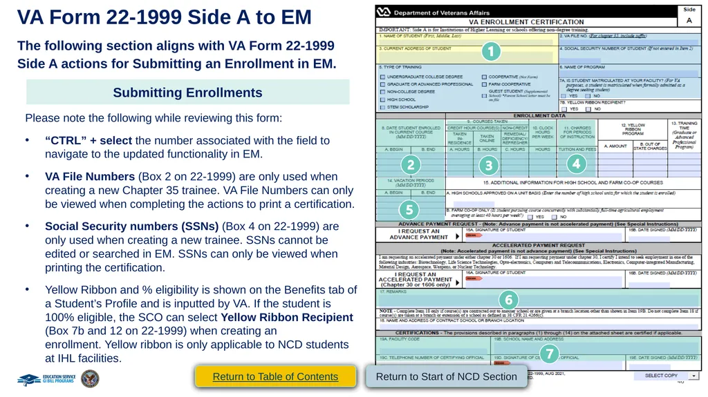 VA Paper-Based Forms to Enrollment Manager - slide 46 of 123