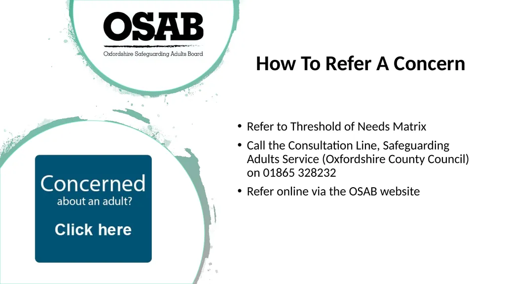 Level 3: Adult Safeguarding Course – - slide 5 of 25