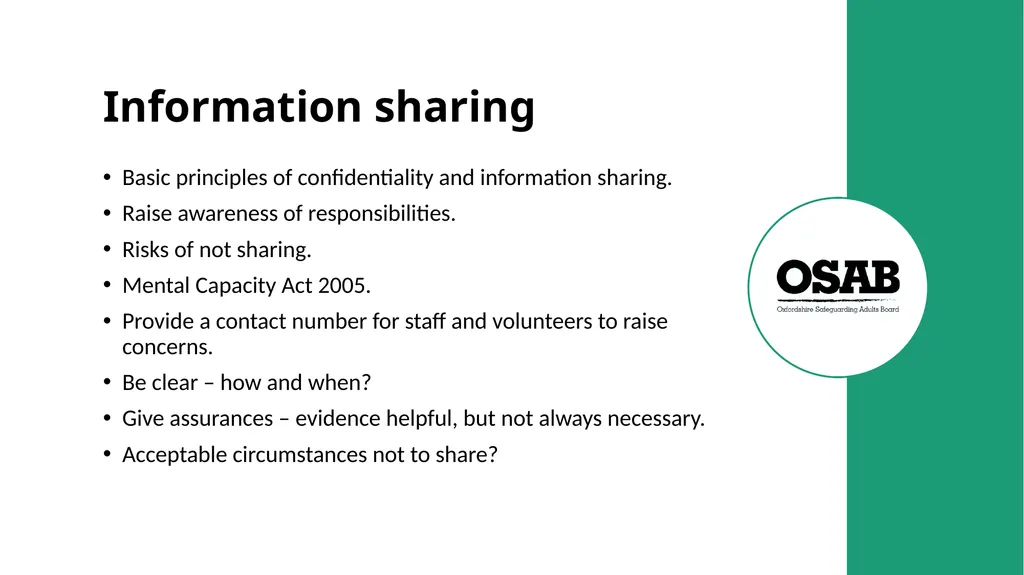 Level 3: Adult Safeguarding Course – - slide 11 of 25