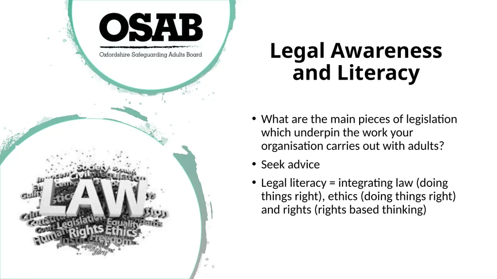 Level 3: Adult Safeguarding Course – - slide 8 of 25