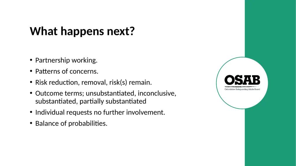 Level 3: Adult Safeguarding Course – - slide 7 of 25