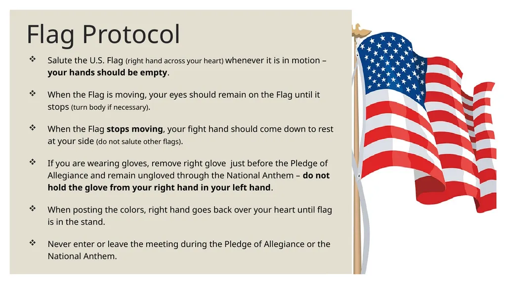 The President General Is Coming! NSDAR Protocol - slide 4 of 12
