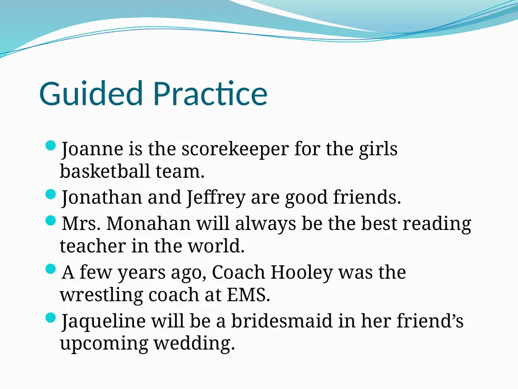 Predicate Nominatives and Predicate Adjectives So - slide 7 of 13