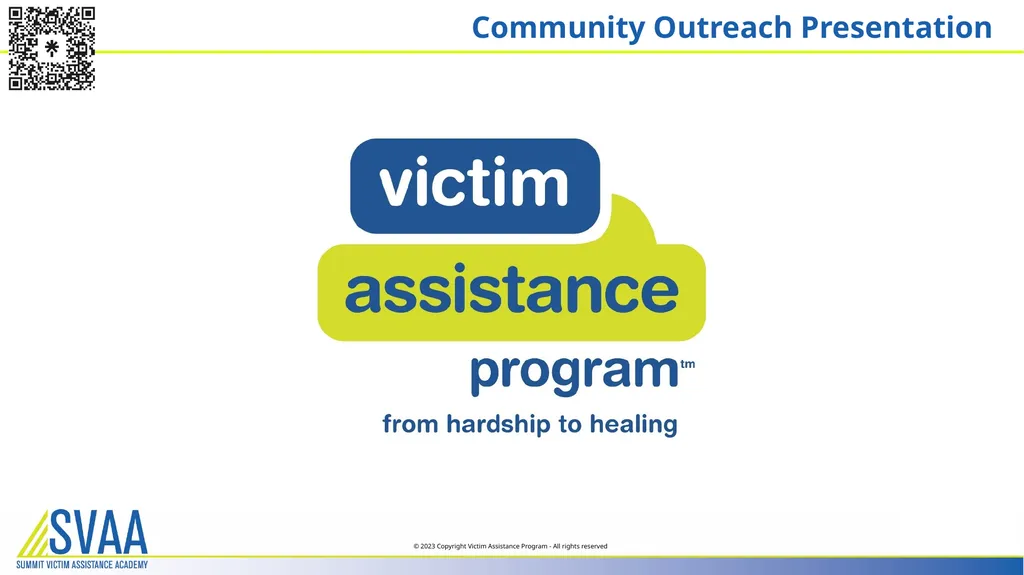 Community Outreach Presentation © 2023 Copyright - slide 1 of 11