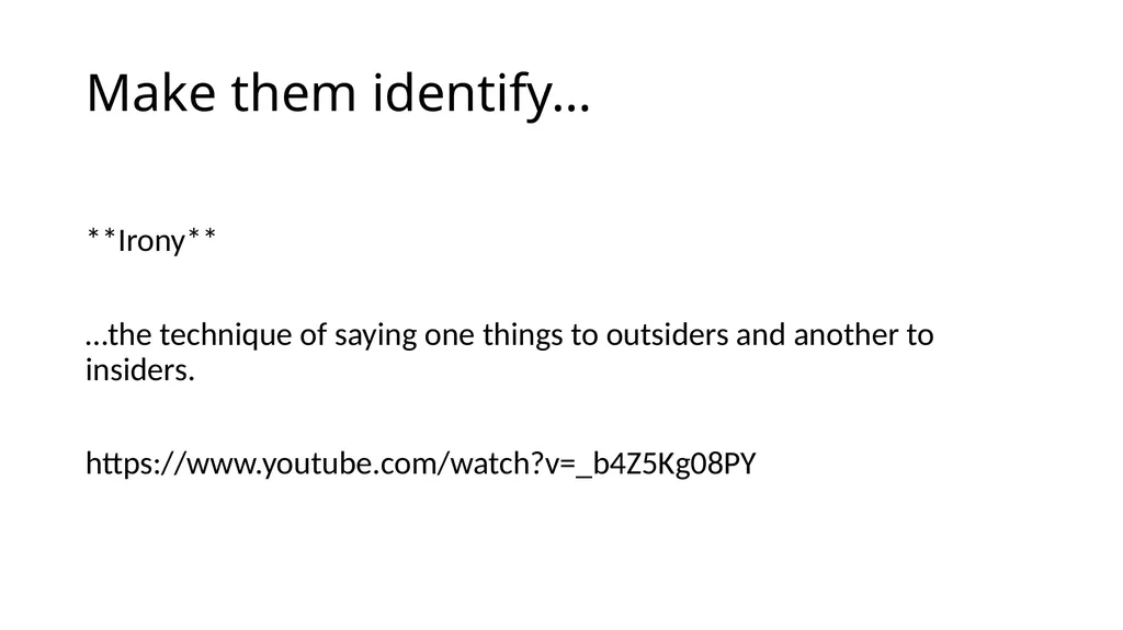 Make Them Identify With Your Choice The - slide 23 of 25