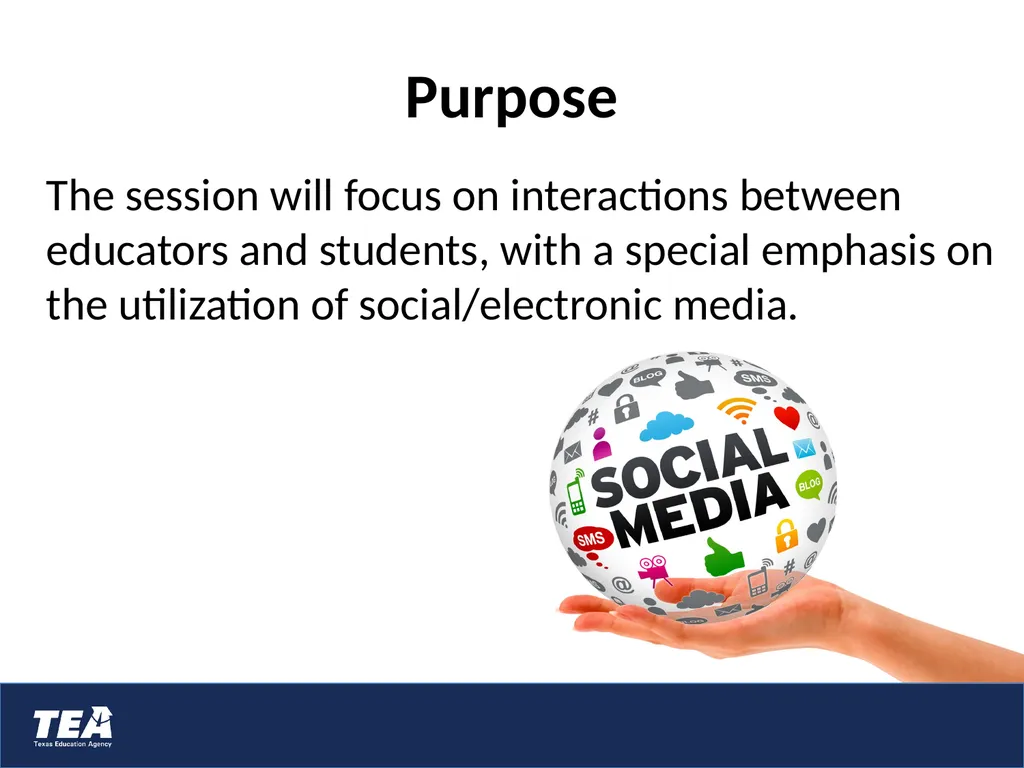 Purpose The session will focus on interactions - slide 2 of 53