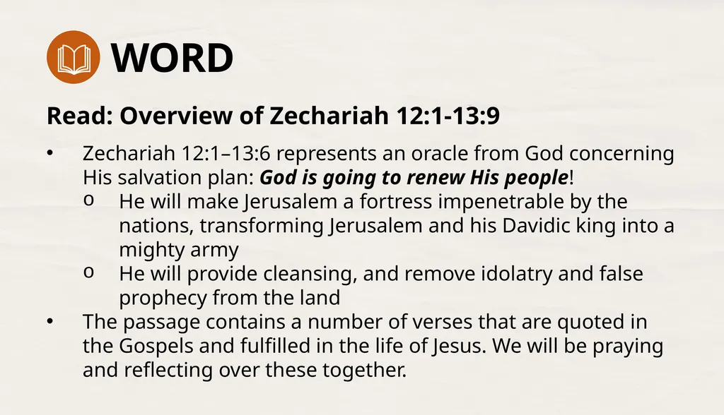 POSTEXILIC PROPHETS HAGGAI, ZECHARIAH & MALACHI - slide 6 of 14