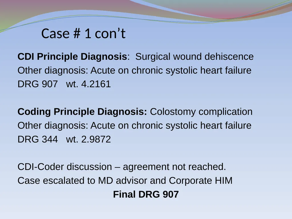 DRG and Code Reconciliation – CDI and HIM Coding - slide 9 of 16