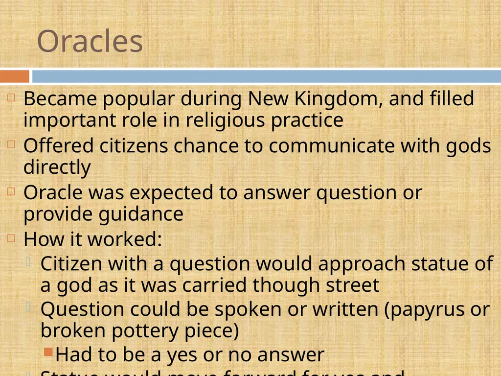 Religion in Ancient Egypt Slides originally by C. - slide 21 of 25