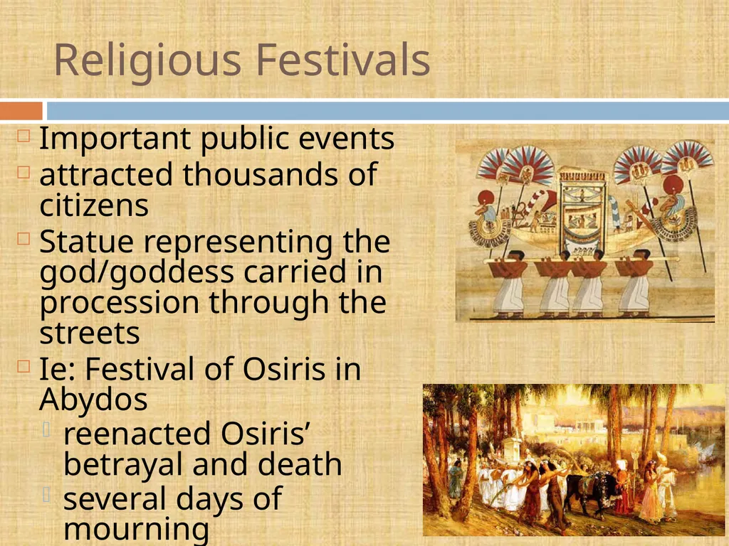 Religion in Ancient Egypt Slides originally by C. - slide 18 of 25
