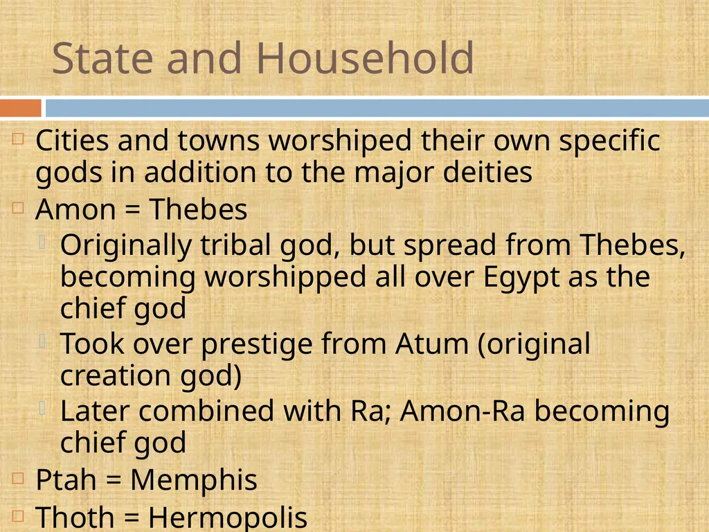 Religion in Ancient Egypt Slides originally by C. - slide 13 of 25