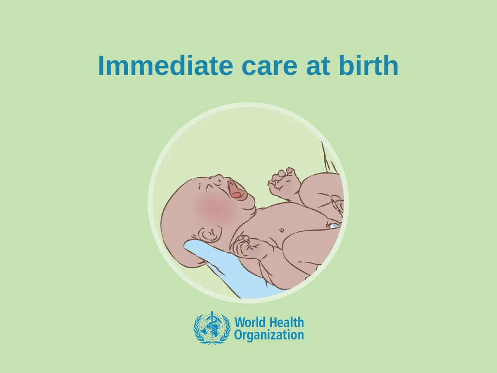 Immediate care at birth Goal and learning outcomes - slide 1 of 41