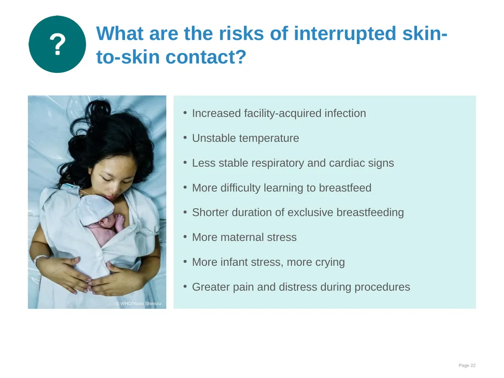 Immediate care at birth Goal and learning outcomes - slide 22 of 41