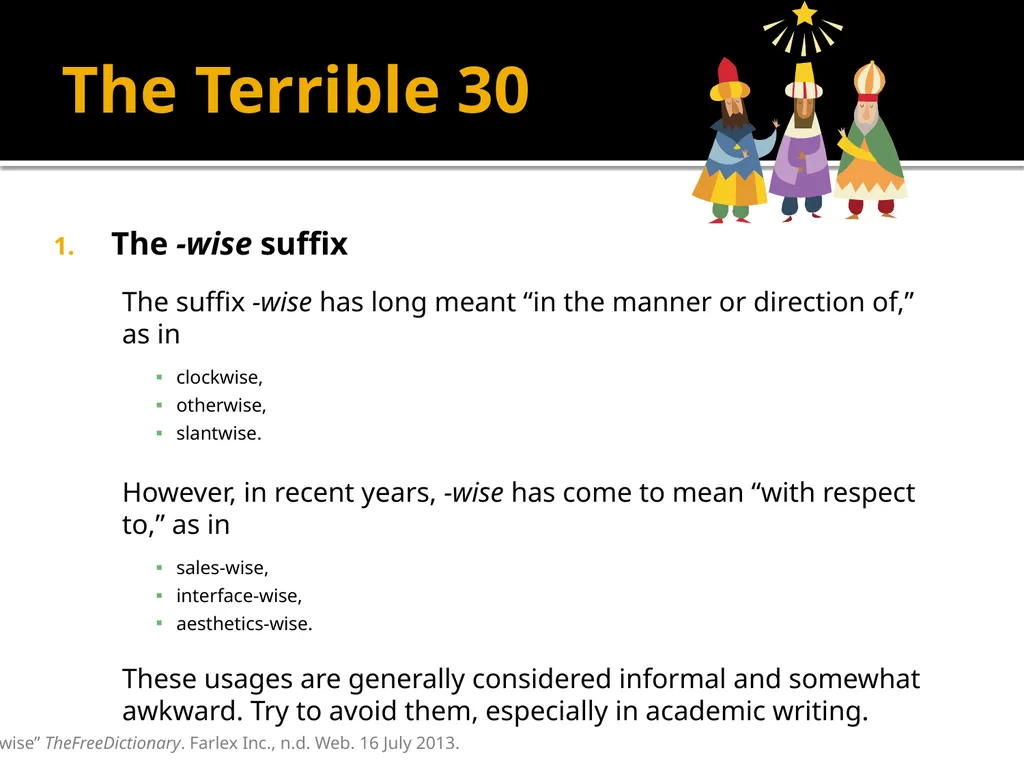 The Terrible 30 The 30 Most Common Errors in - slide 2 of 13