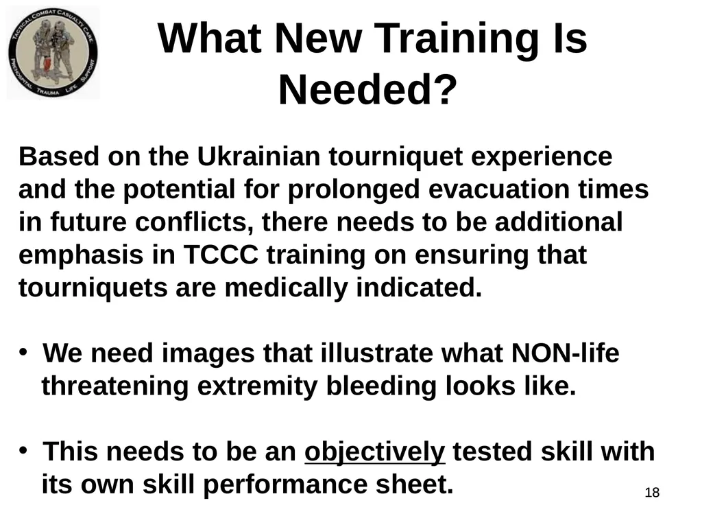 Who Does NOT Need a Tourniquet US/Ukraine - slide 18 of 54