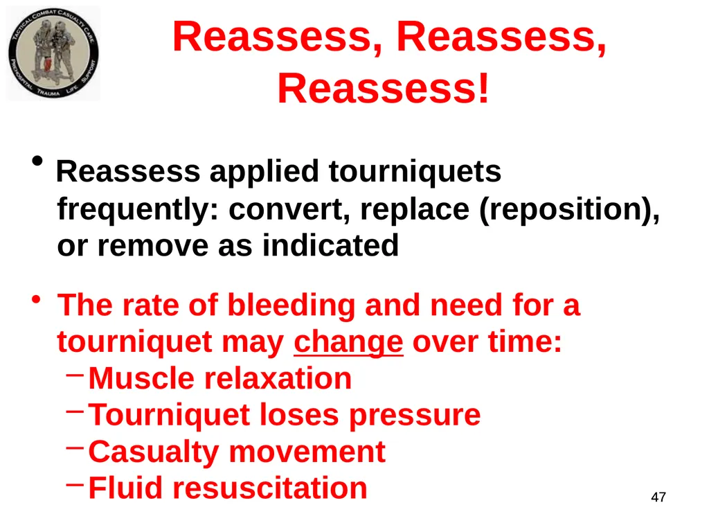 Who Does NOT Need a Tourniquet US/Ukraine - slide 47 of 54