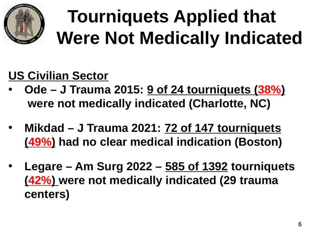 Who Does NOT Need a Tourniquet US/Ukraine - slide 6 of 54
