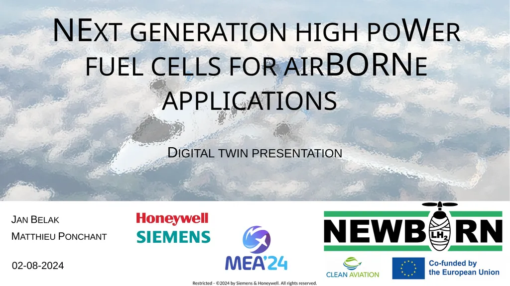 Digital twin presentation NExt generation high - slide 1 of 18