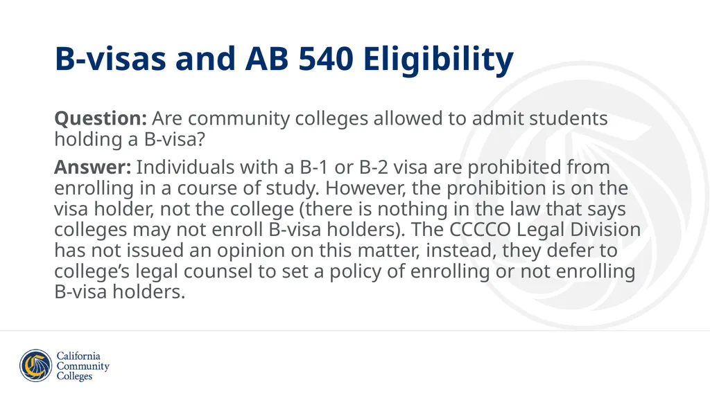 Student Residency Classification Overview and - slide 40 of 43