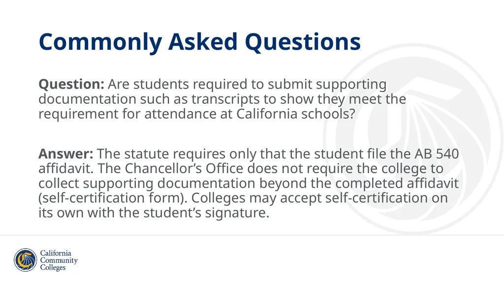 Student Residency Classification Overview and - slide 38 of 43