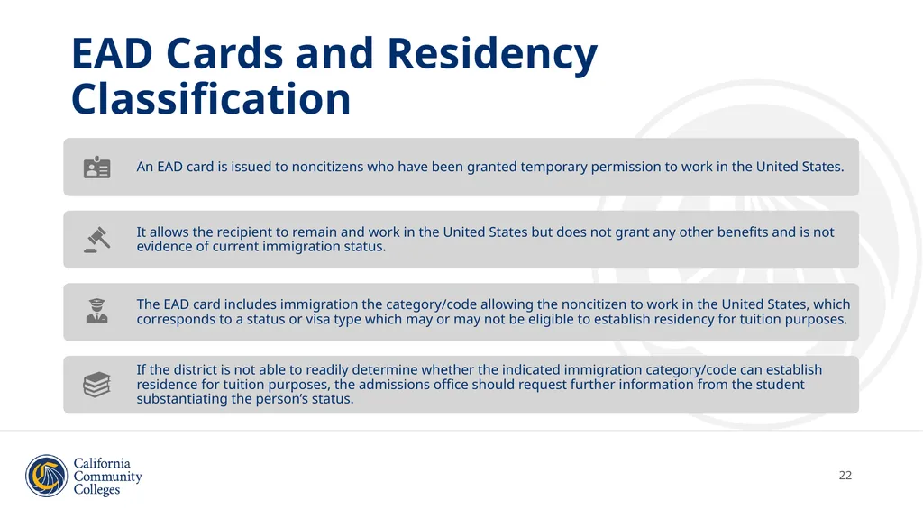 Student Residency Classification Overview and - slide 22 of 43