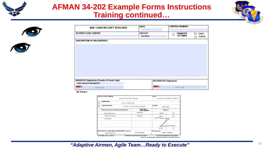 86 FORCE SUPPORT SQUADRON CASH HANDLING TRAINING 1 - slide 20 of 26