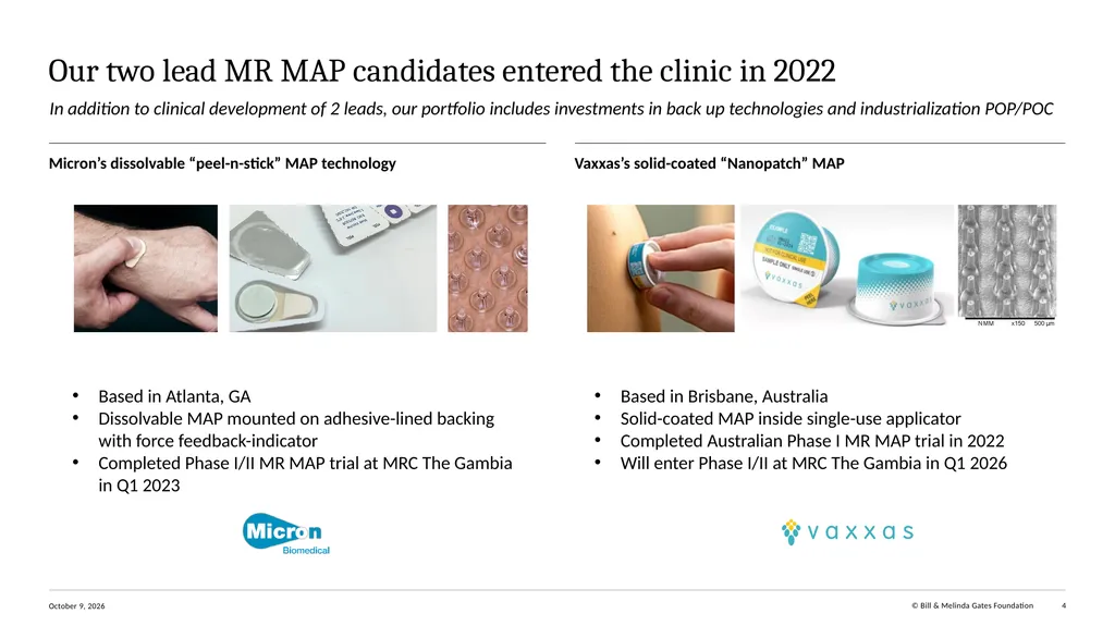 Progress towards an MR MAP Measles & Rubella - slide 4 of 6