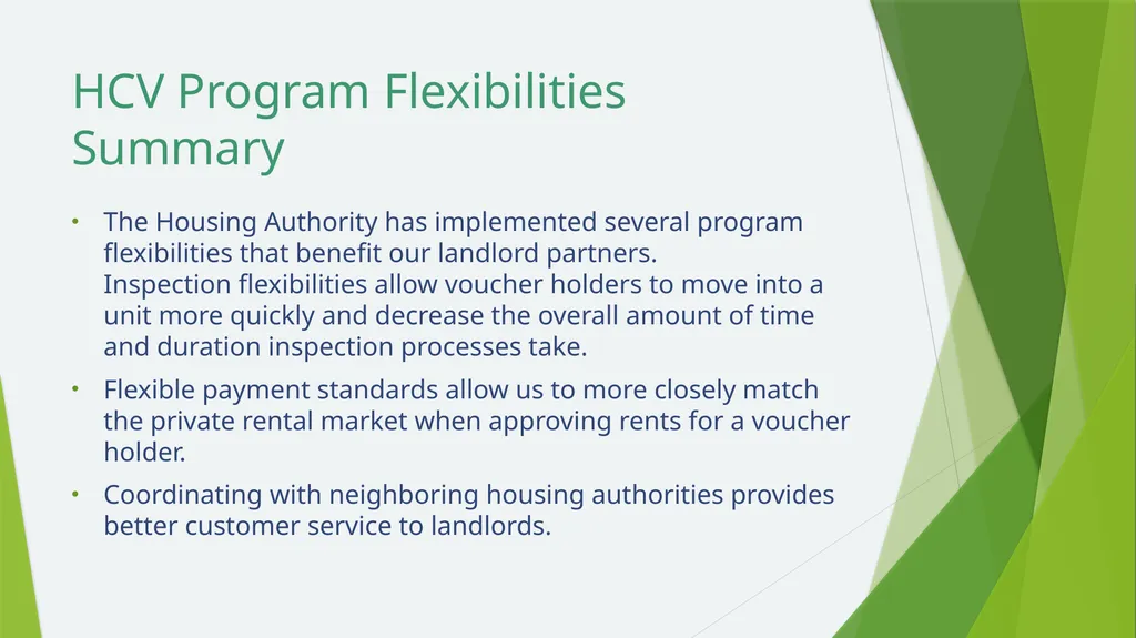 Housing Choice Voucher Landlord Symposium [Insert - slide 52 of 54