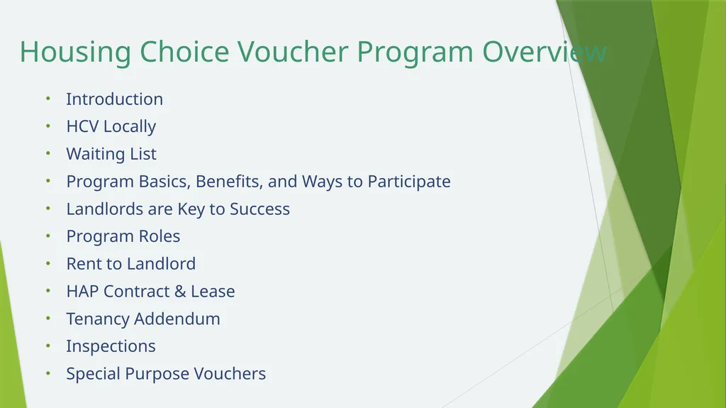 Housing Choice Voucher Landlord Symposium [Insert - slide 6 of 54