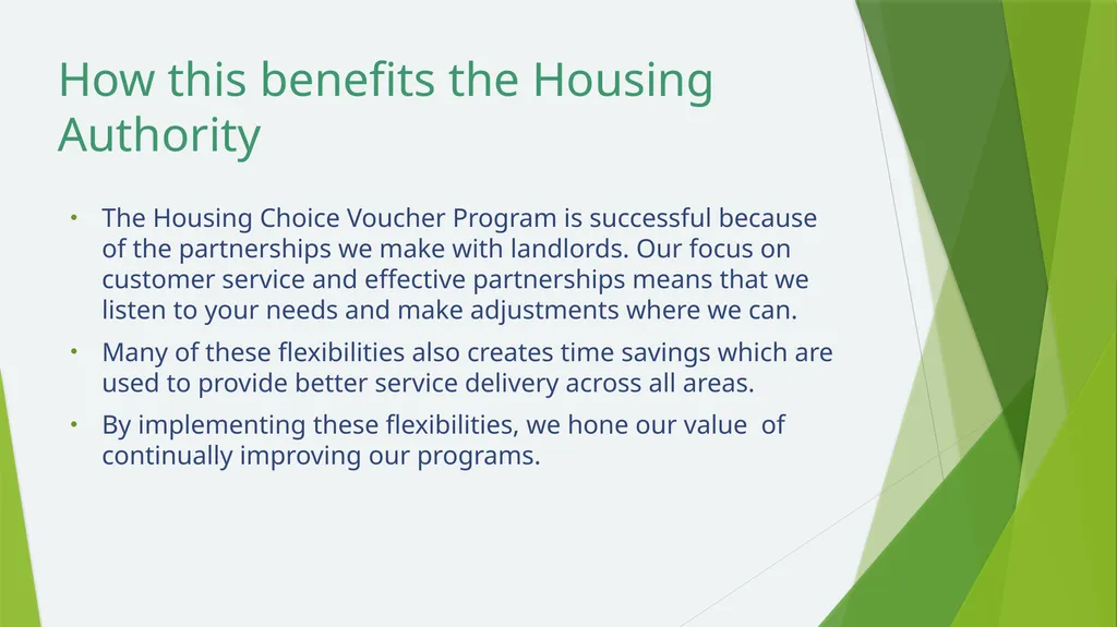 Housing Choice Voucher Landlord Symposium [Insert - slide 49 of 54