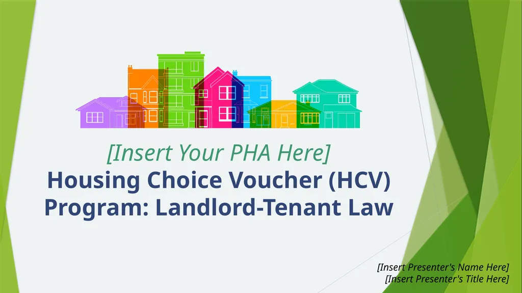 Housing Choice Voucher Landlord Symposium [Insert - slide 33 of 54