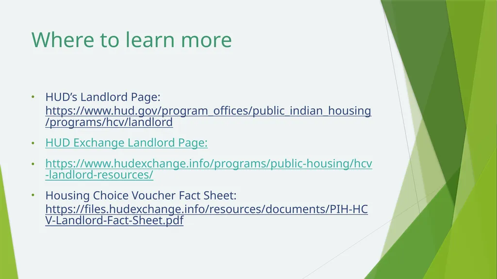 Housing Choice Voucher Landlord Symposium [Insert - slide 24 of 54