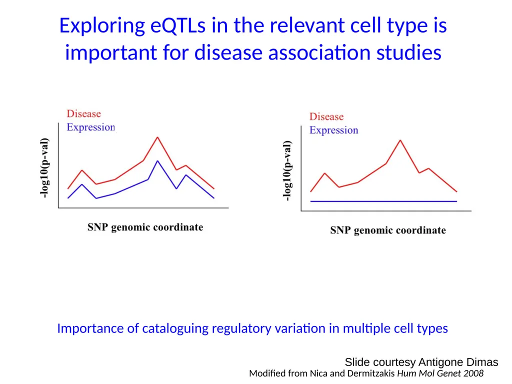 Lecture 16 Regulatory variation and eQTLs Chris - slide 40 of 59