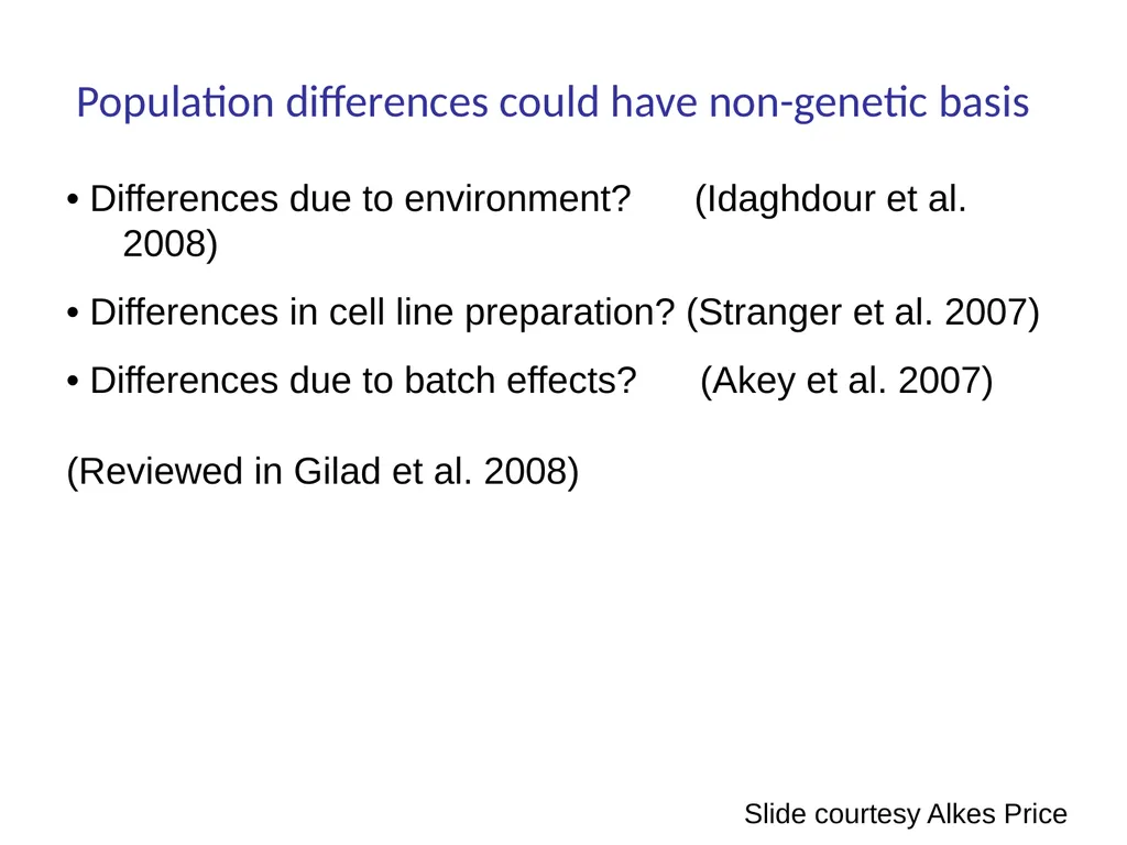 Lecture 16 Regulatory variation and eQTLs Chris - slide 51 of 59