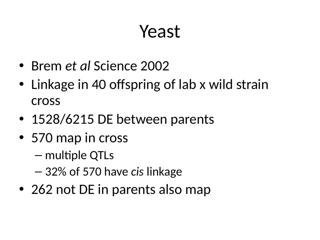 Lecture 16 Regulatory variation and eQTLs Chris - slide 17 of 59