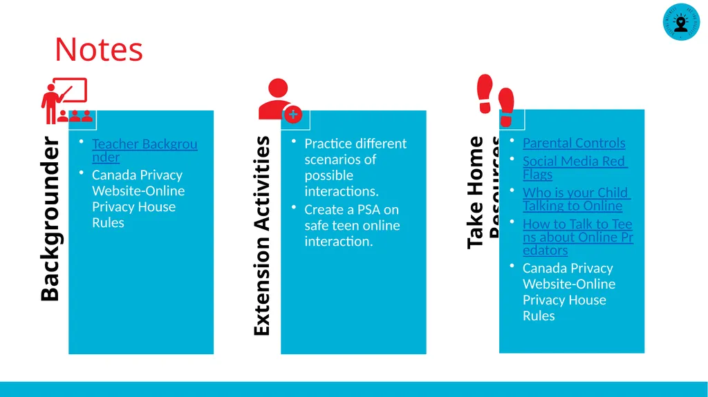 Safe Online Talk Grade 6 - 8 Safety Lesson #3 - slide 13 of 13