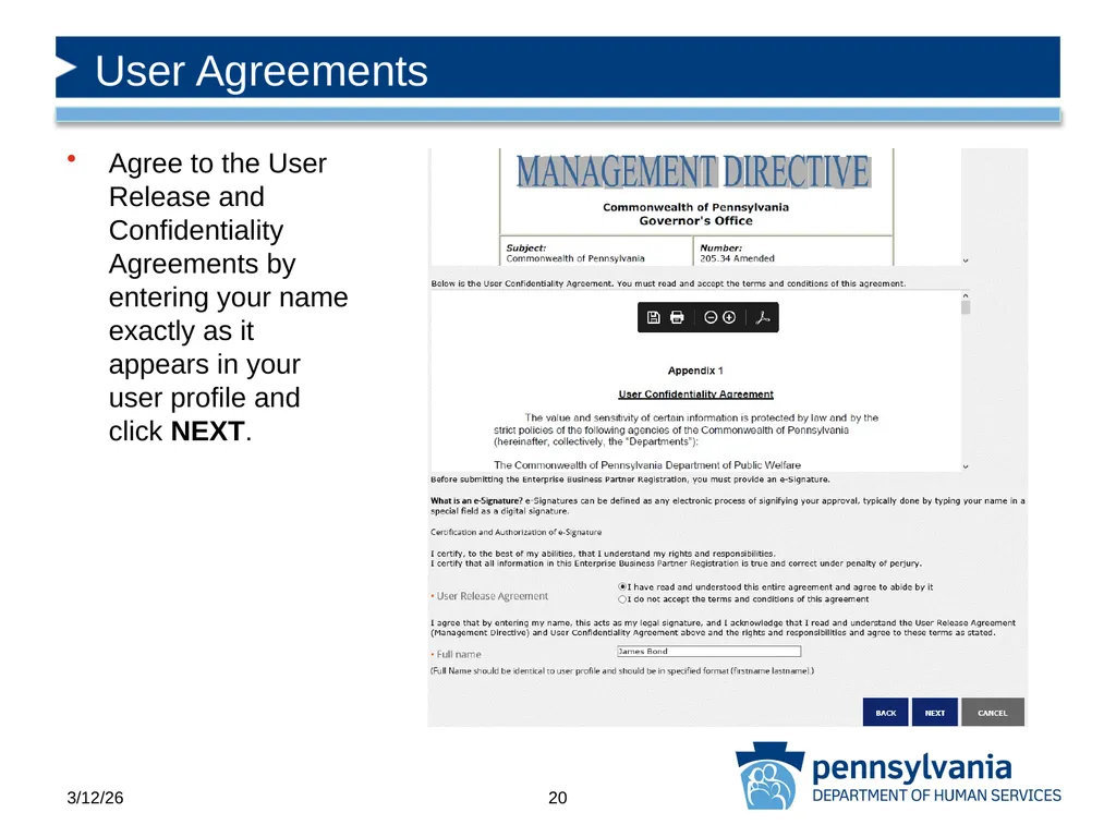 COMPASS Community Partner Registration - slide 20 of 22