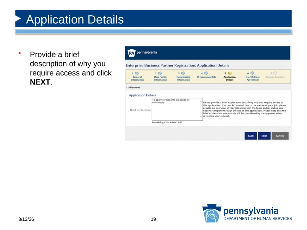 COMPASS Community Partner Registration - slide 19 of 22