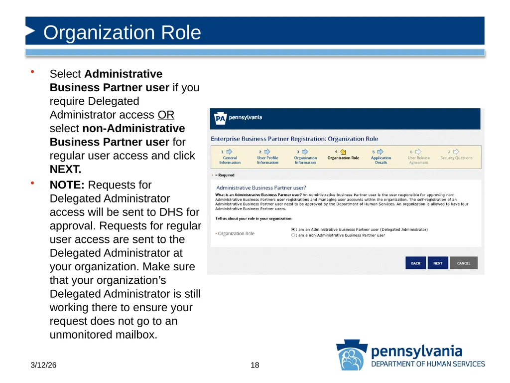 COMPASS Community Partner Registration - slide 18 of 22