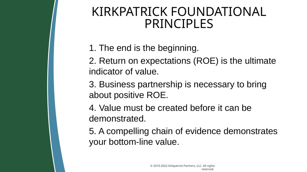 Authentic Kirkpatrick® Slides to Use Within Your - slide 9 of 20